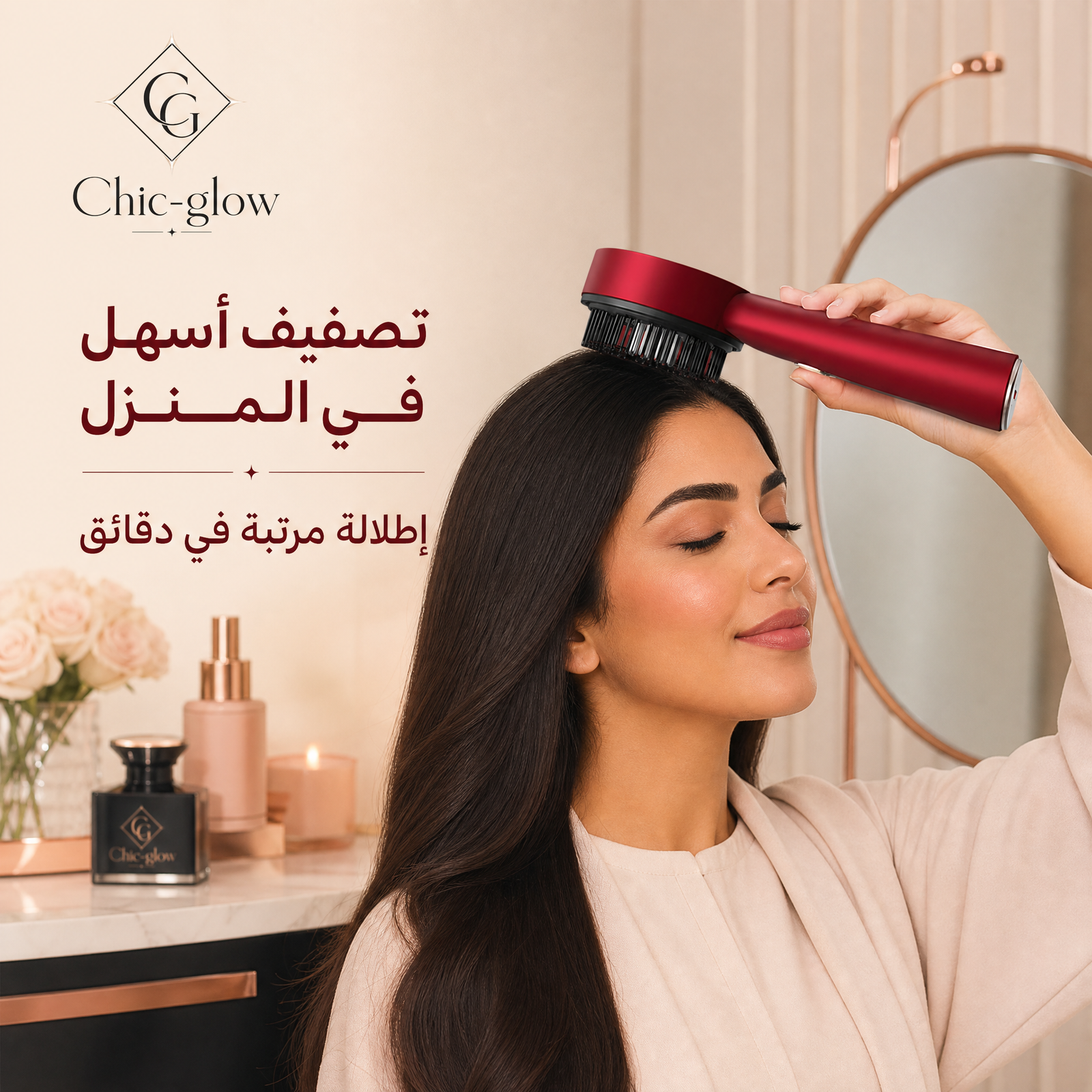 فرشاة تدليك لفروة الرأس مع أداة لتوزيع الزيت - الصورة 3